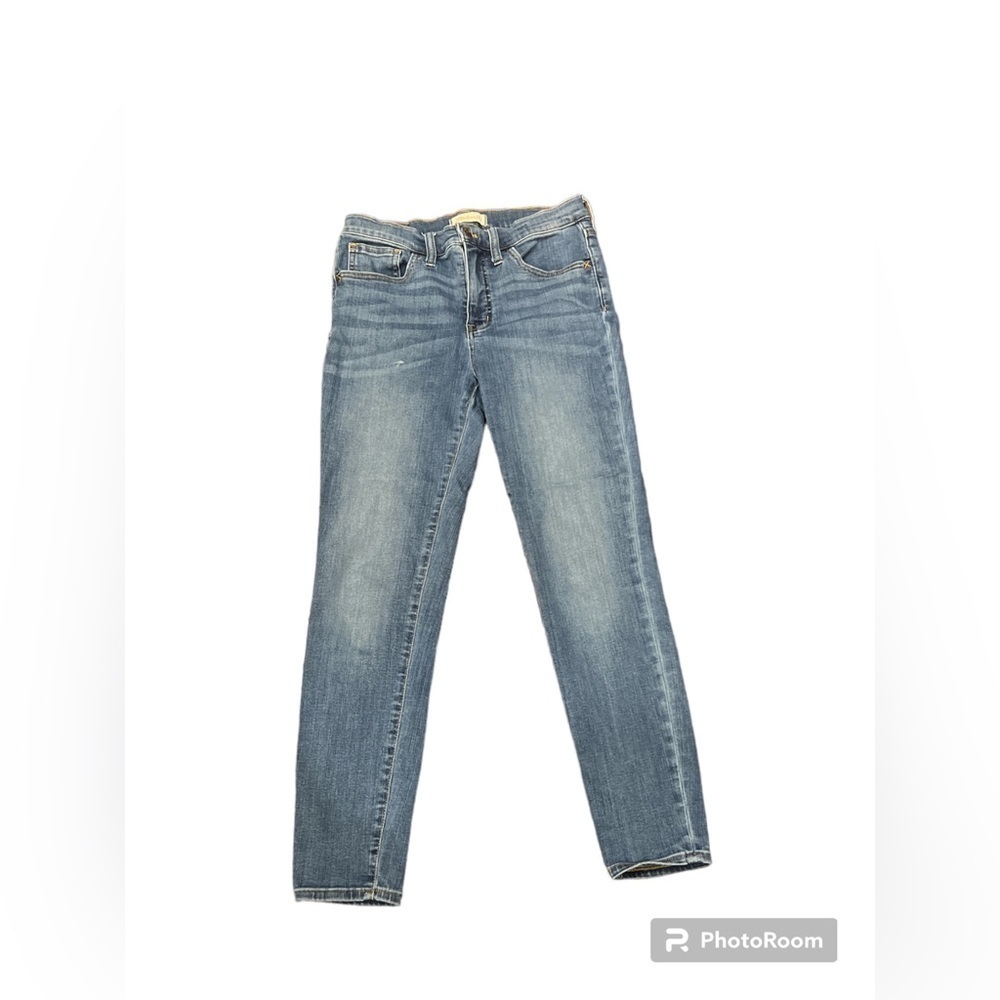 Madewell 9 Inch‎ Mid Rise Skinny Jeans Medium Wash Denim Sz 28